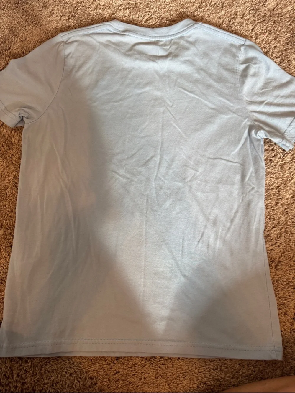 Abercrombie & Fitch Light Blue Short Sleeve Logo Tee - Picture 4 of 4